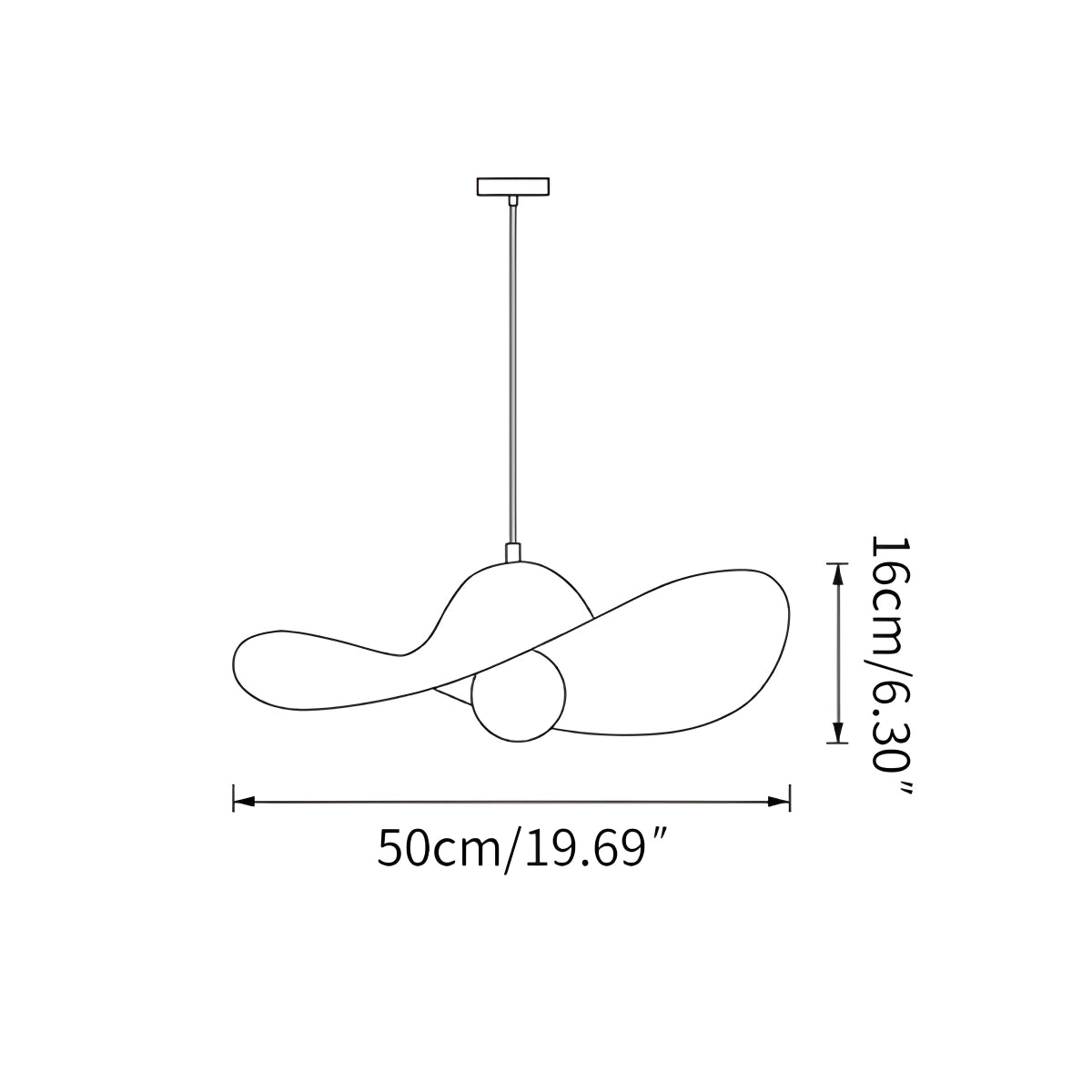 Antizer Straw Hat Acoustic Pendant Light for Dining room