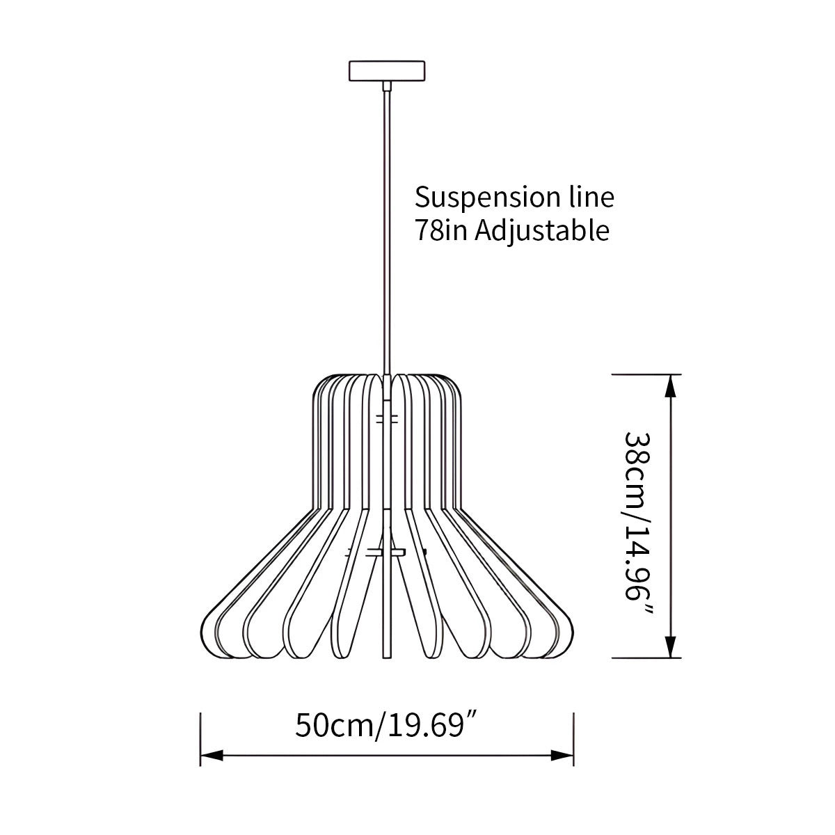 Antizer Nordic Octopus Felt Acoustic Pendant Light