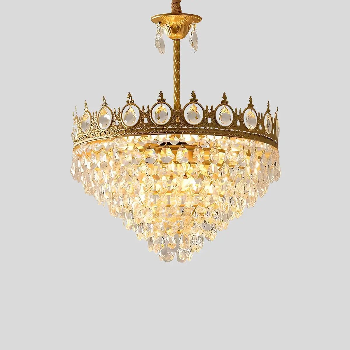 Antizer French Retro Crystal Chandelier for Dining Room