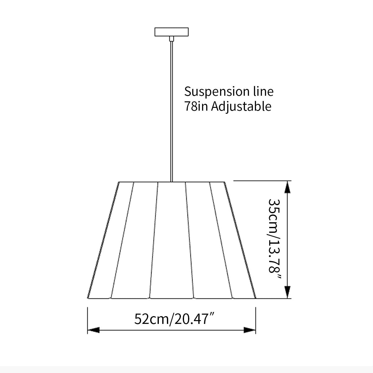 Antizer Splicing Board Circular Acoustic Pendant Light