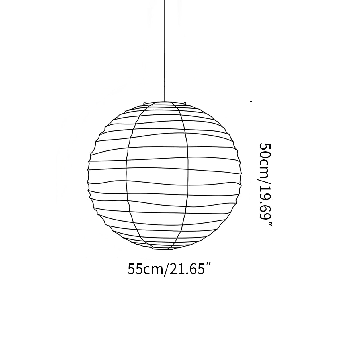 Antizer Akari D Series Pendant Lamp for Dining Room