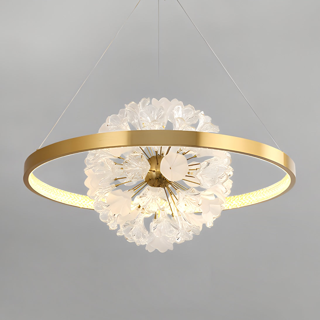 Nordic Light Luxury Ring Creative Chandelier