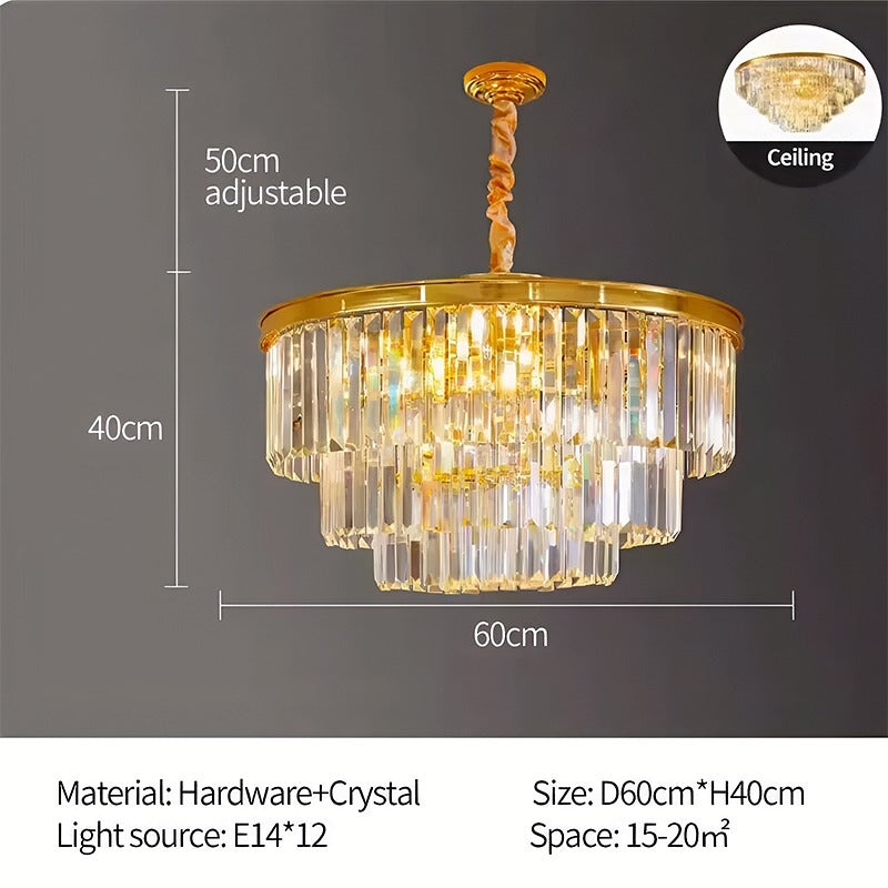 Light Luxury Crystal Chandelier