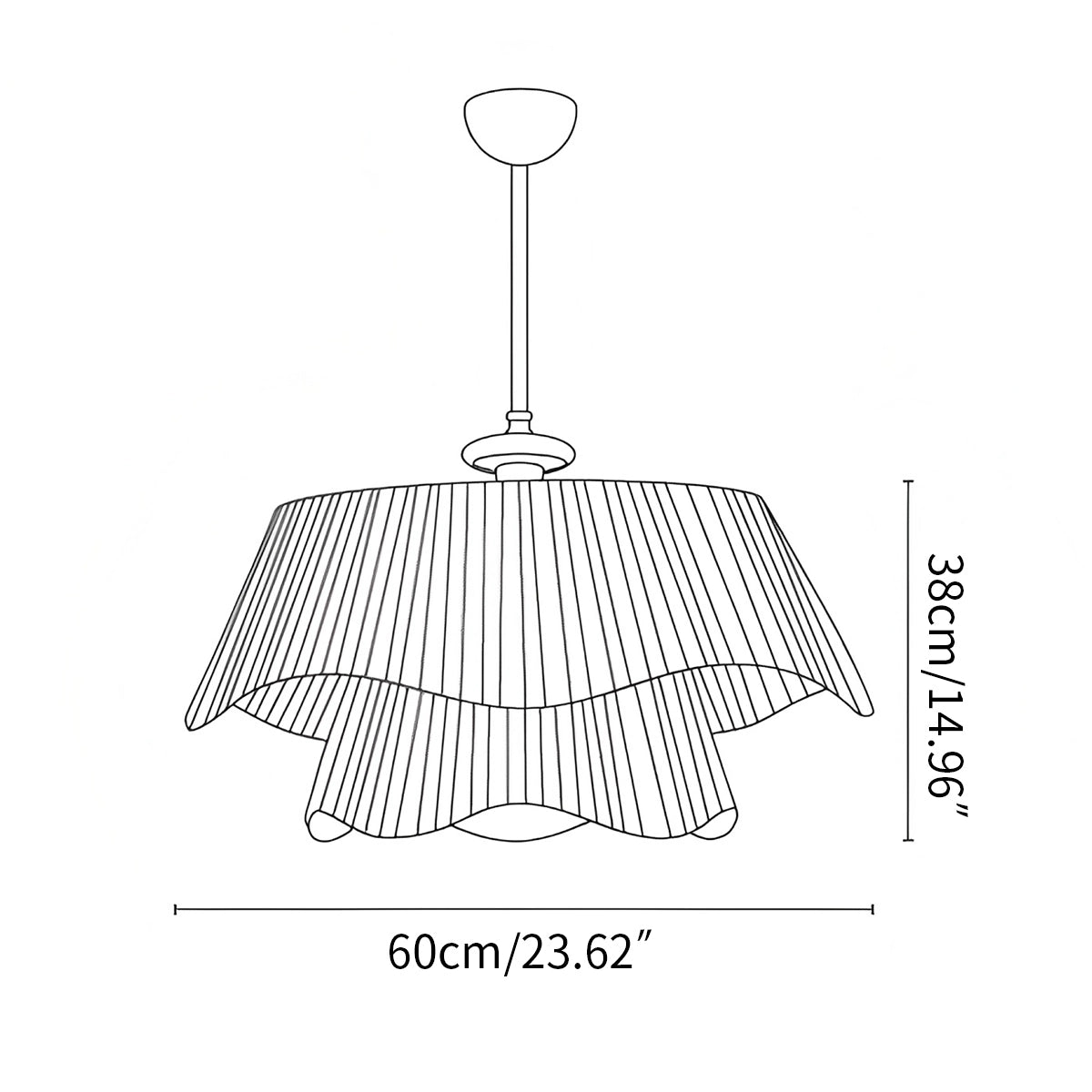 Antizer Bellevue Pendant Lamp for Bedroom