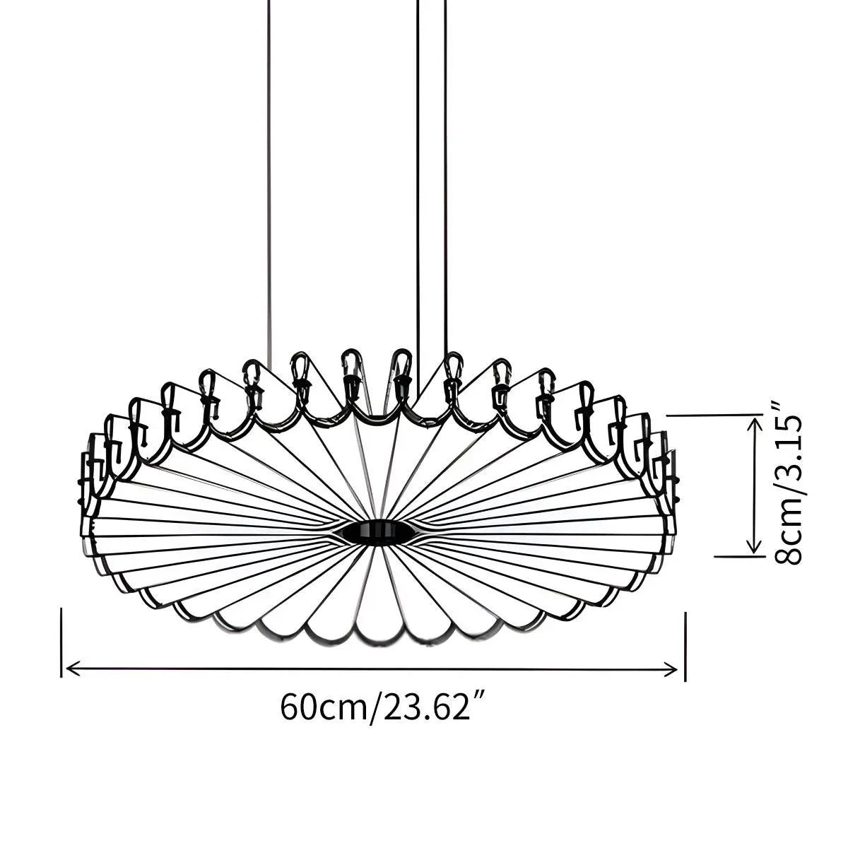 Antizer Sunflower Acoustic Pendant Light