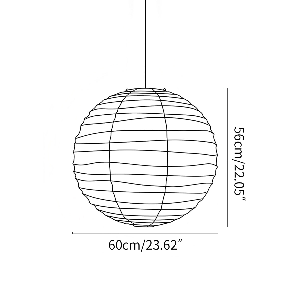 Antizer Akari D Series Pendant Lamp for Dining Room