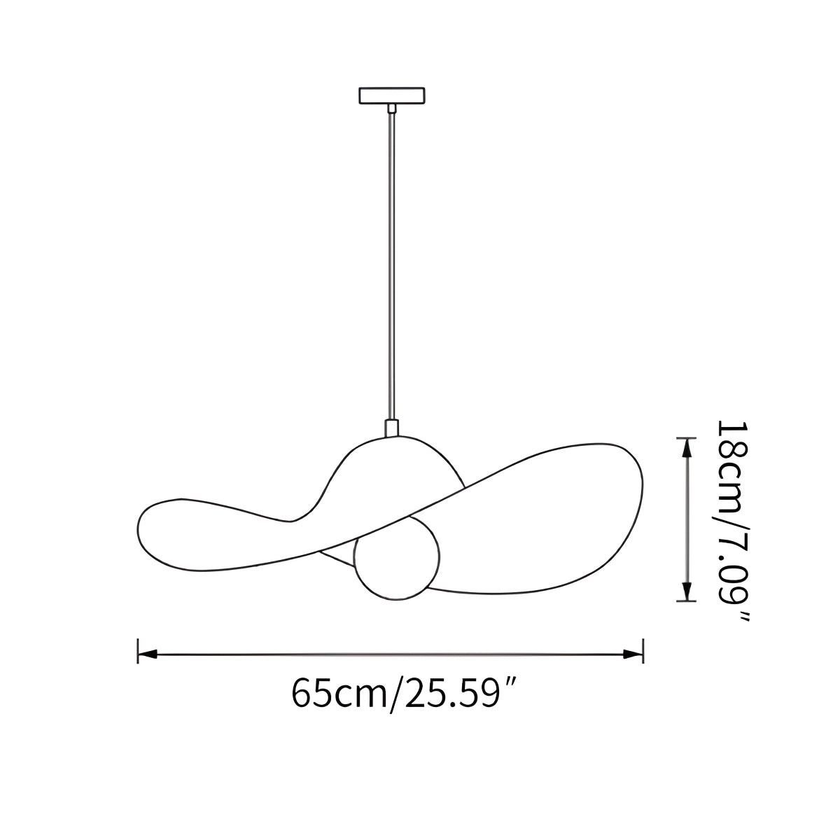 Antizer Straw Hat Acoustic Pendant Light for Dining room