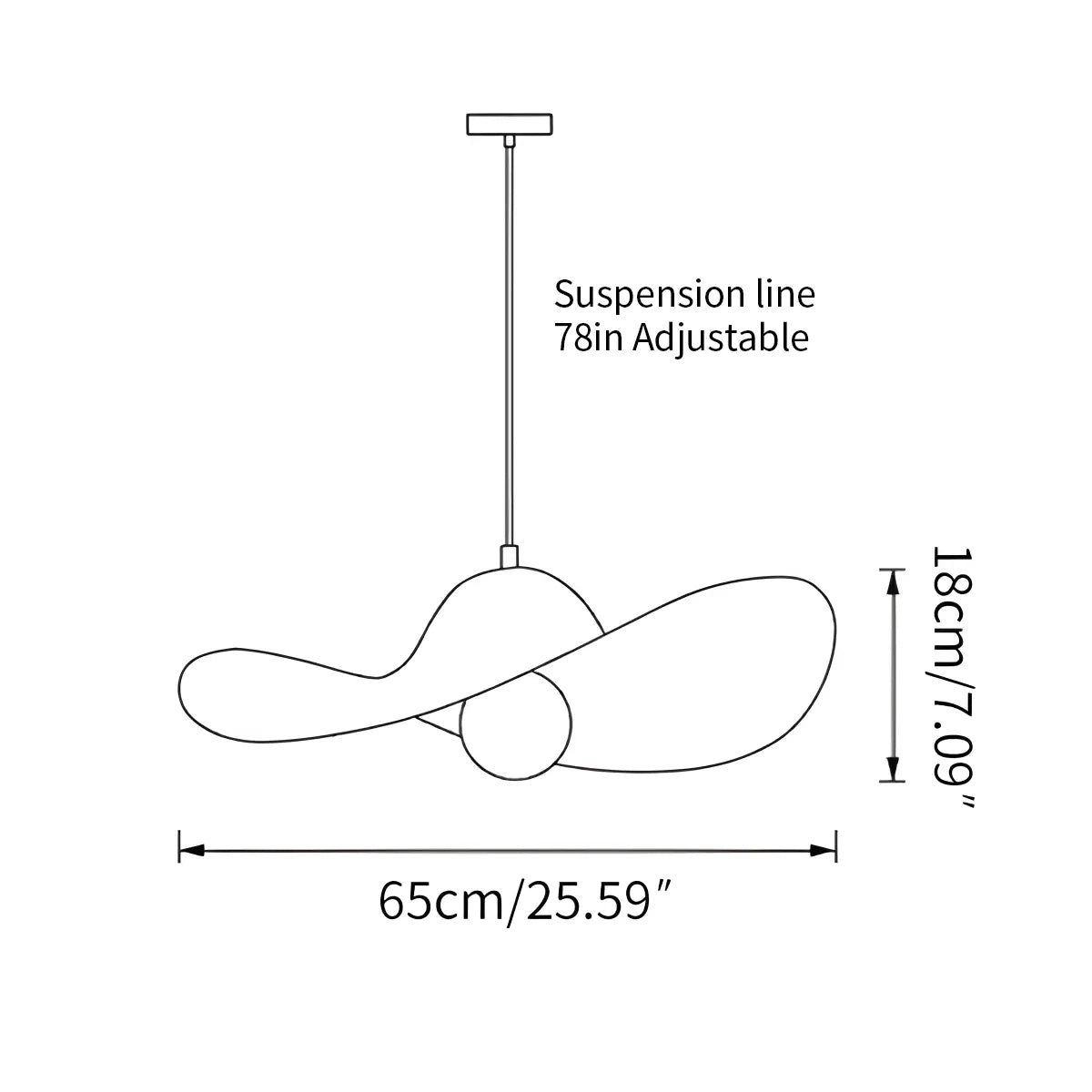 Antizer Straw Hat Acoustic Pendant Light for Dining room