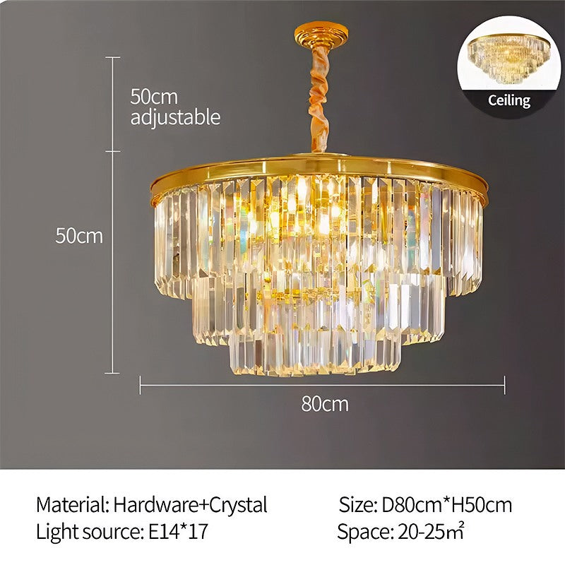 Light Luxury Crystal Chandelier