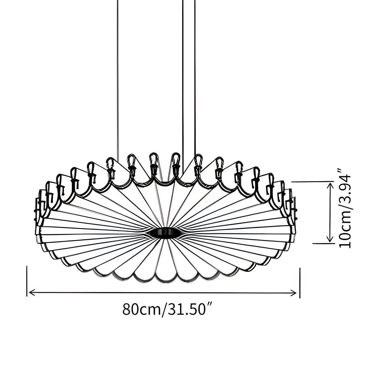 Antizer Sunflower Acoustic Pendant Light