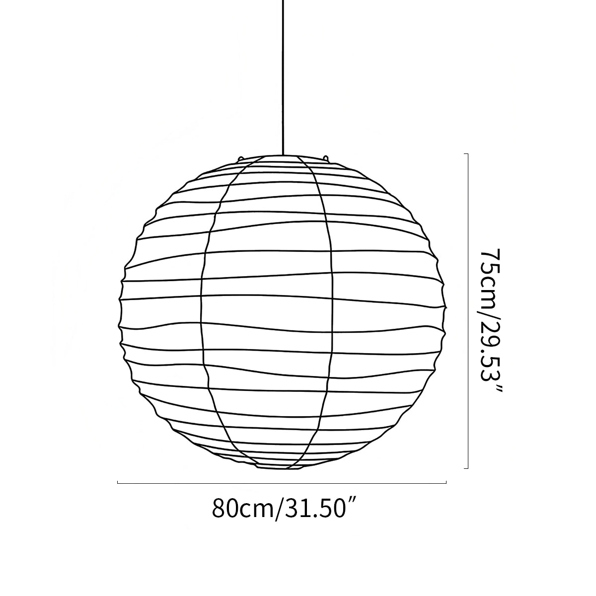 Antizer Akari D Series Pendant Lamp for Dining Room