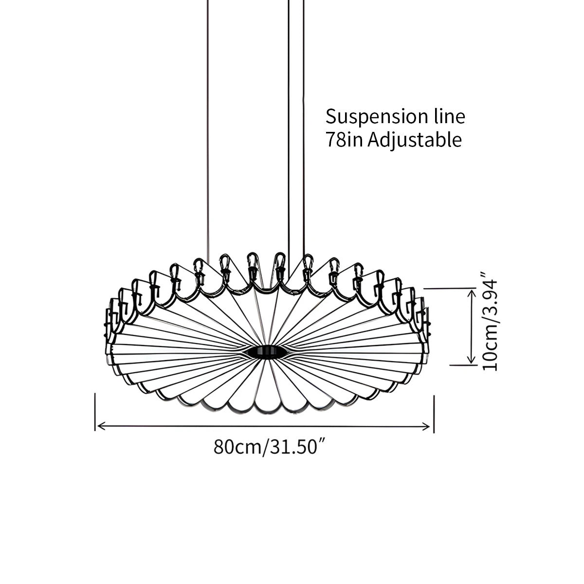 Antizer Sunflower Acoustic Pendant Light