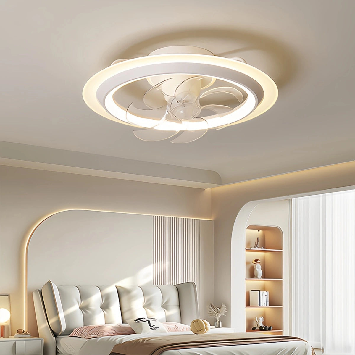 Antizer Creative 360° Rotating Ceiling Fan with Light