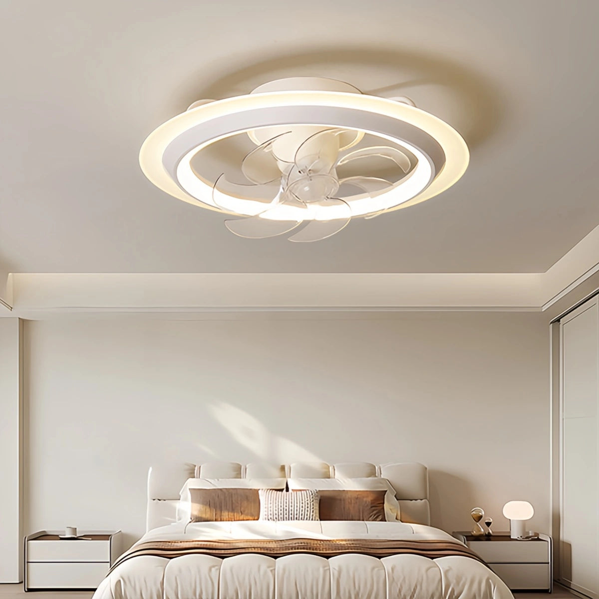 Antizer Creative 360° Rotating Ceiling Fan with Light
