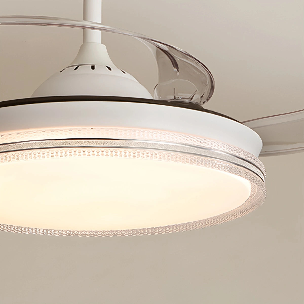Antizer Modern LED Ceiling Fan Lights with Remote Control