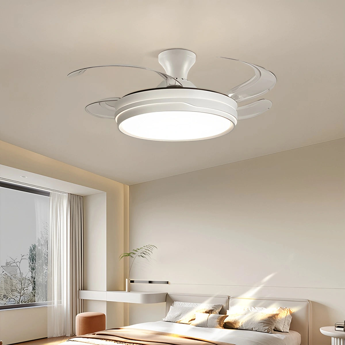 Antizer LED Ceiling Fan Light with Remote Control