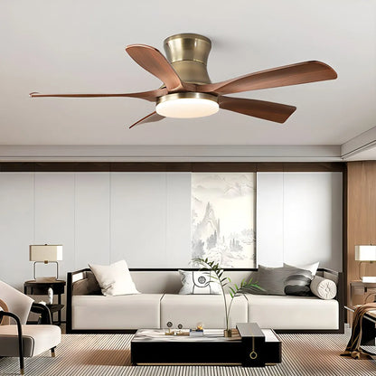 Antizer Modern 5-leaf Remote Control Ceiling Fan Light