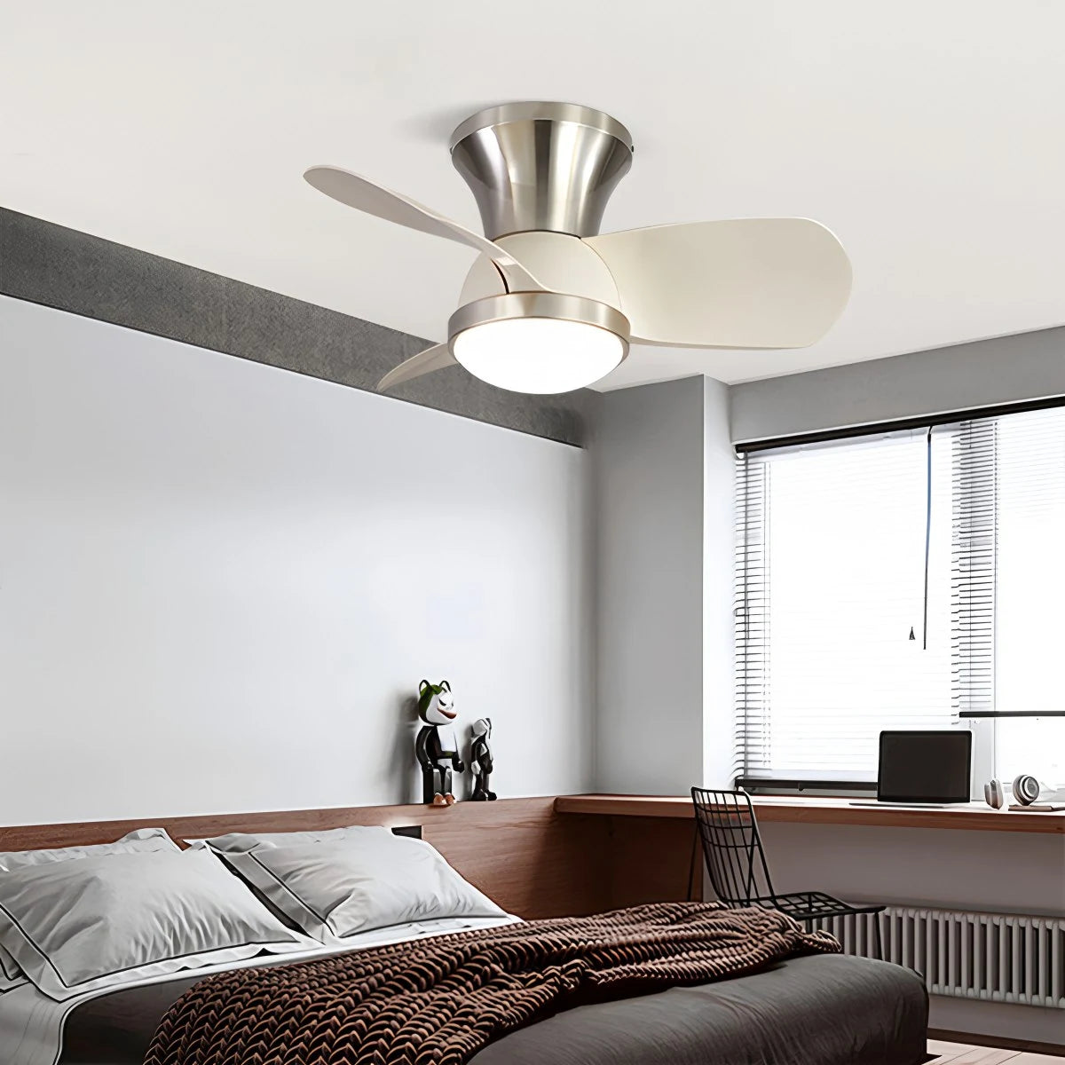 Antizer Simple Ceiling Fan Light for Children's Room