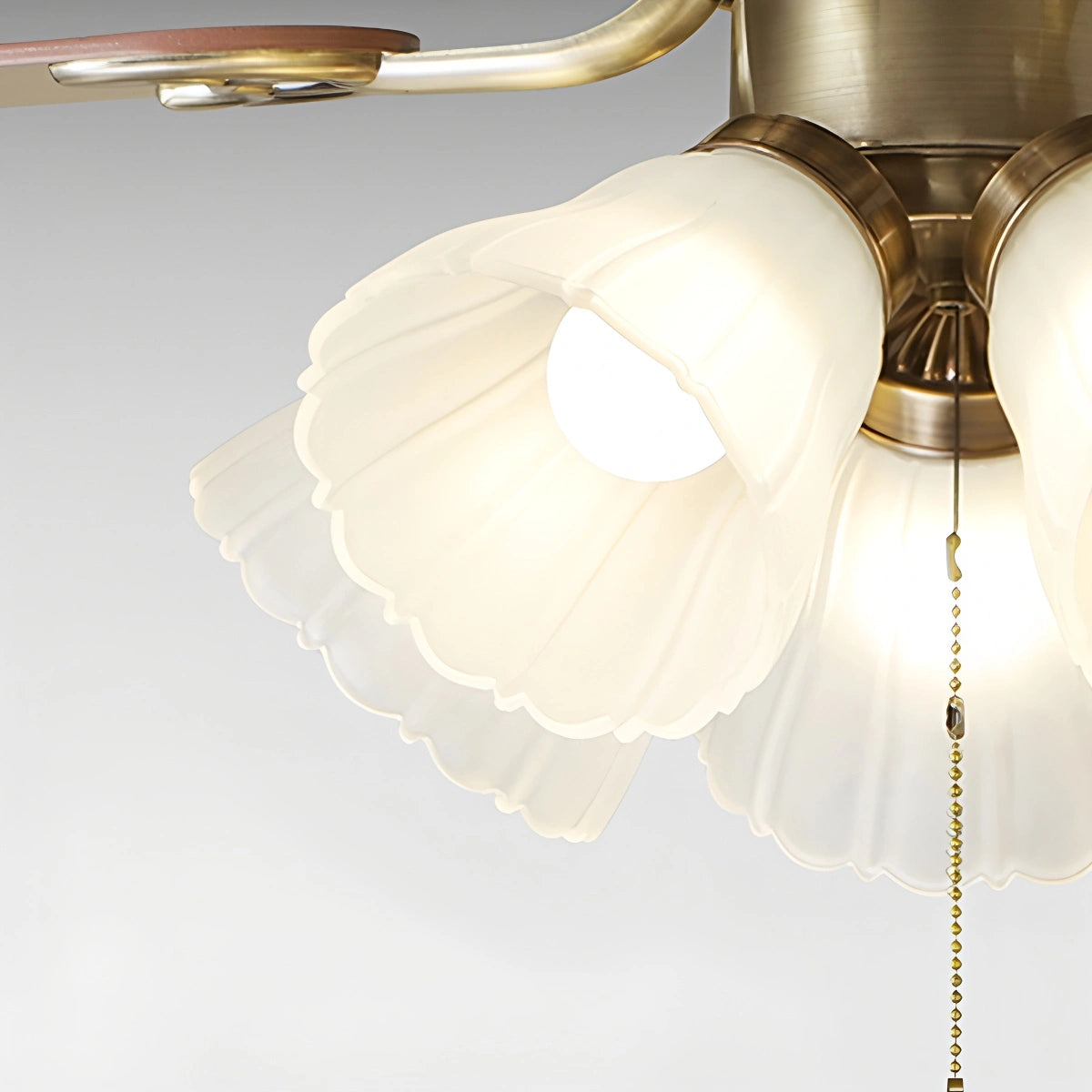Antizer American Retro Ceiling Fan Light for Dining Room