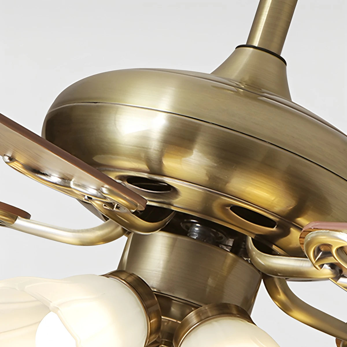 Antizer American Retro Ceiling Fan Light for Dining Room