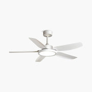 Antizer Modern White Ceiling Fans with Lights and Remote