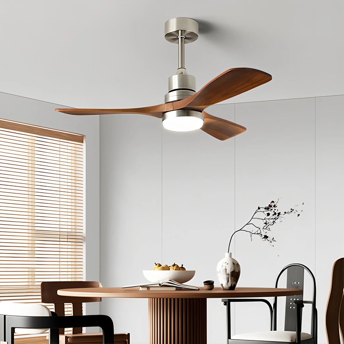 Antizer American Retro 3-Blade Ceiling Fan with Light