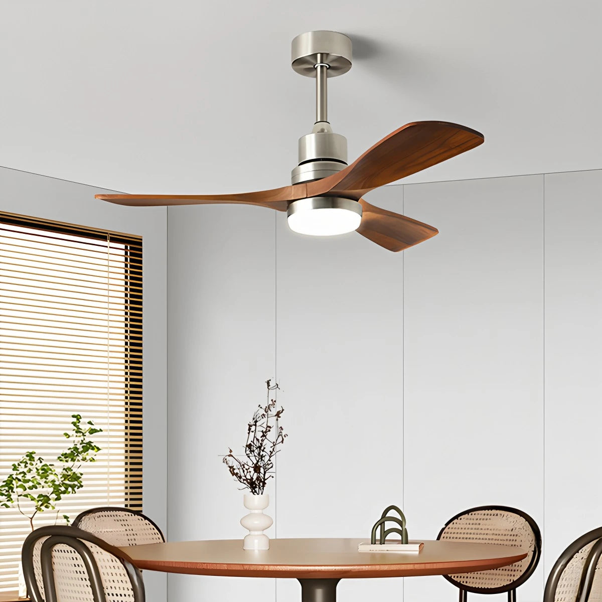 Antizer American Retro 3-Blade Ceiling Fan with Light