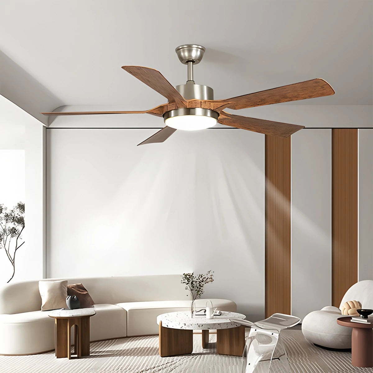 Antizer Dimmable Ceiling Fan with Light & Remote Control