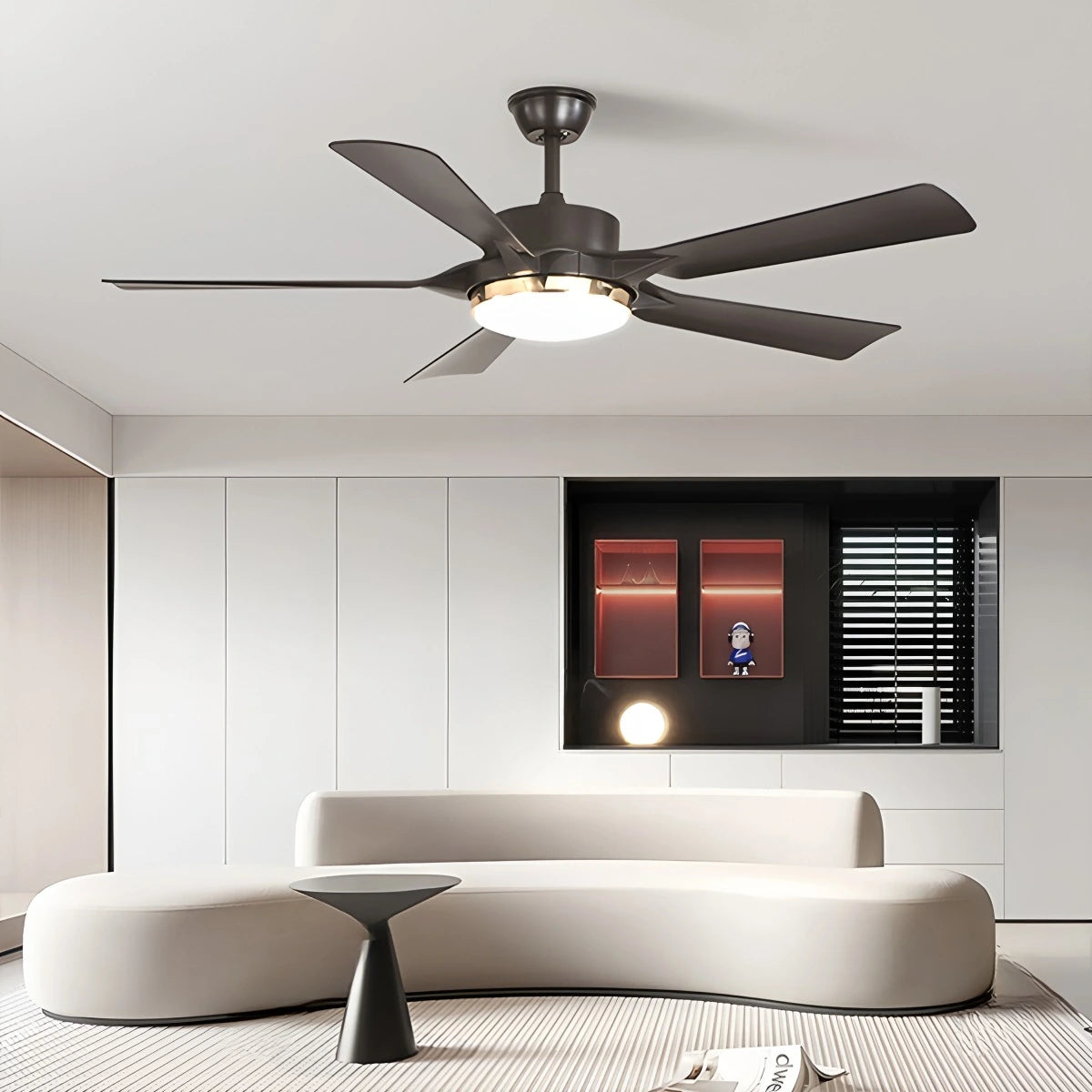 Antizer Dimmable Ceiling Fan with Light & Remote Control
