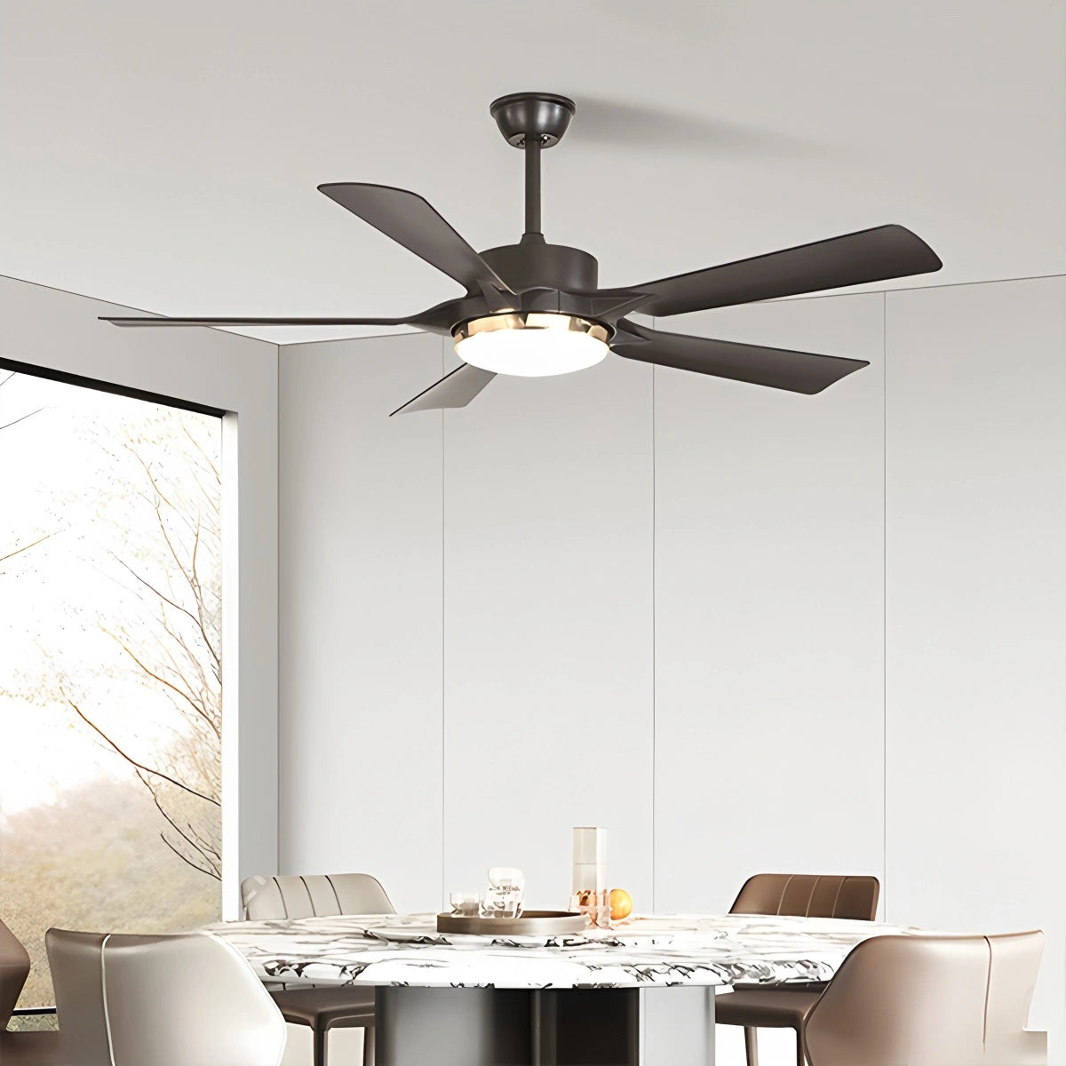 Antizer Dimmable Ceiling Fan with Light & Remote Control