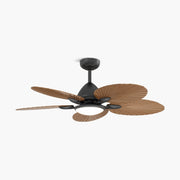 Antizer 5-Blade Palm Leaf Ceiling Fan with Light