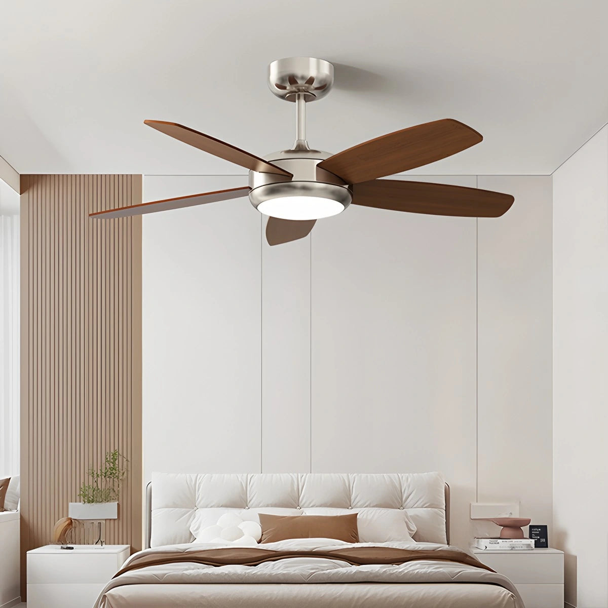 Antizer Retro American Style 5-blade Ceiling Fan Light
