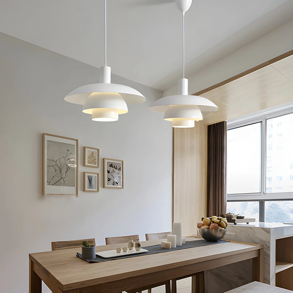 Antizer Nordic UFO Restaurant Pendant Light for Kitchen Island