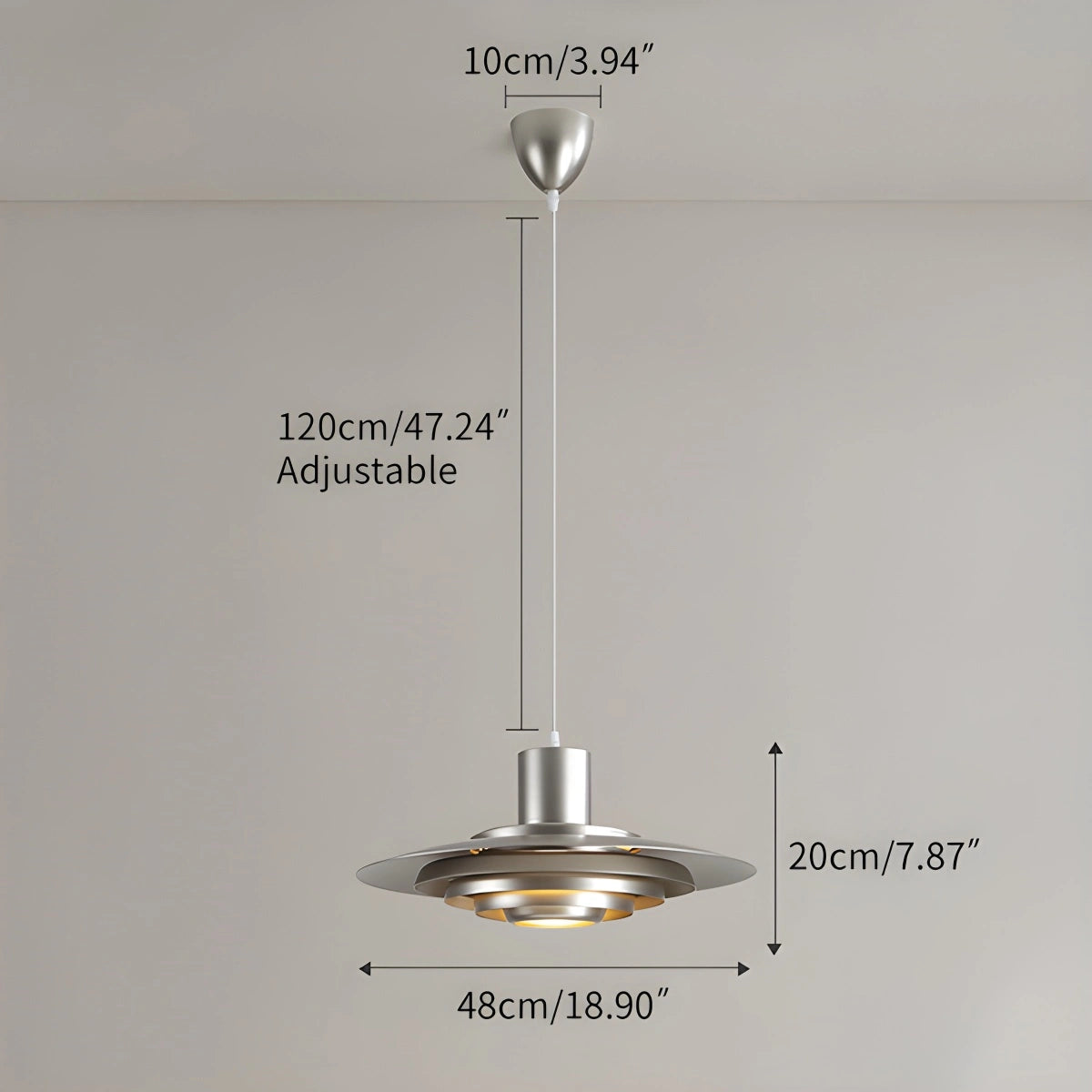 Antizer Nordic Cream Style UFO Pendant Lamp