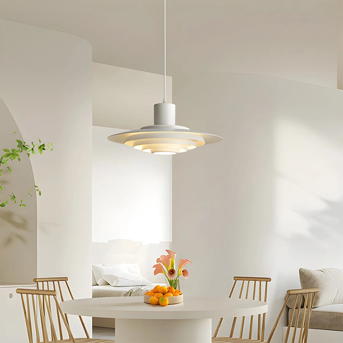 Antizer Nordic Cream Style UFO Pendant Lamp