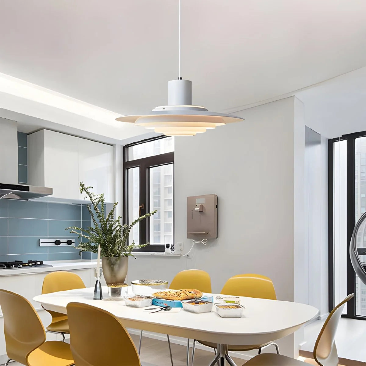 Antizer Nordic Cream Style UFO Pendant Lamp