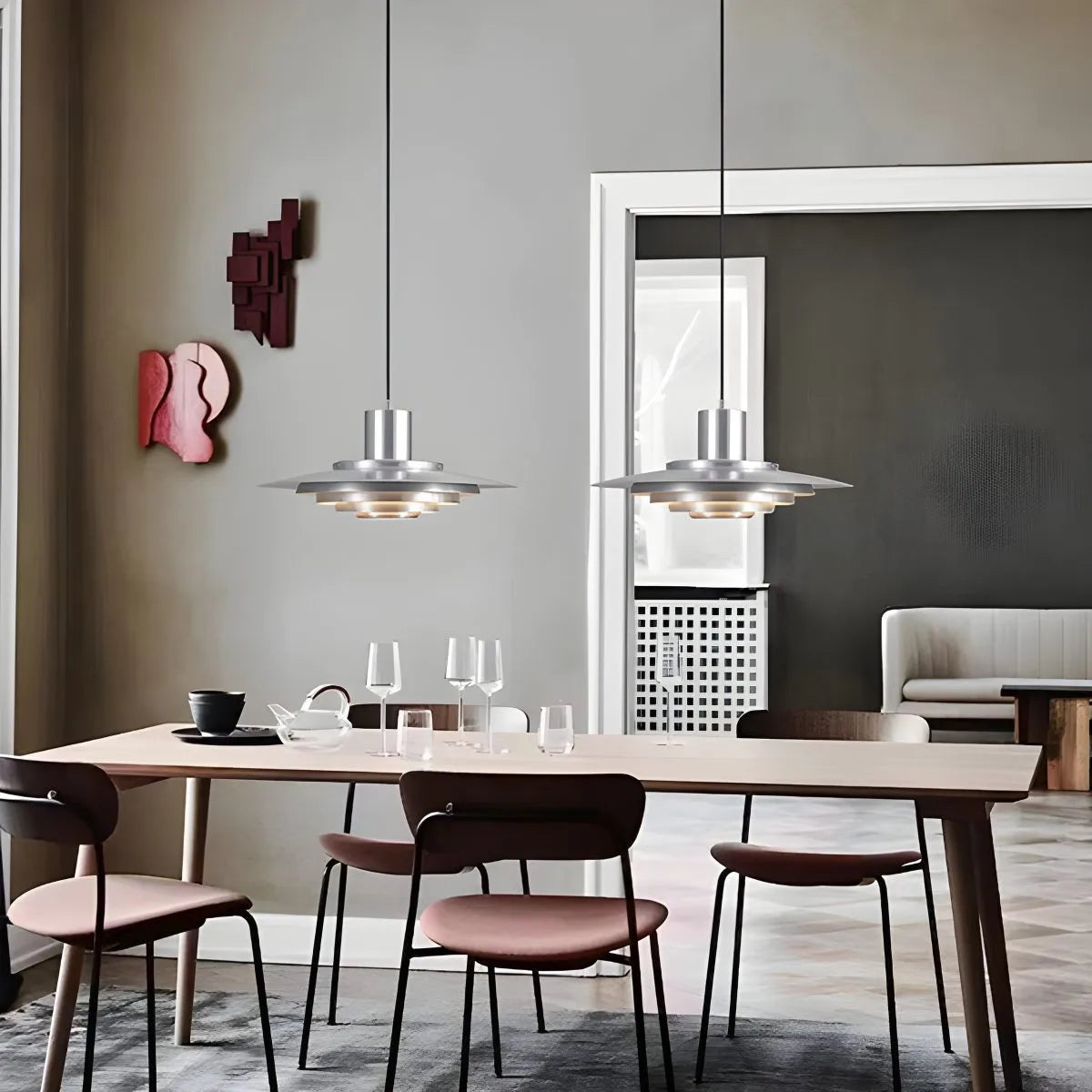 Antizer Nordic Cream Style UFO Pendant Lamp