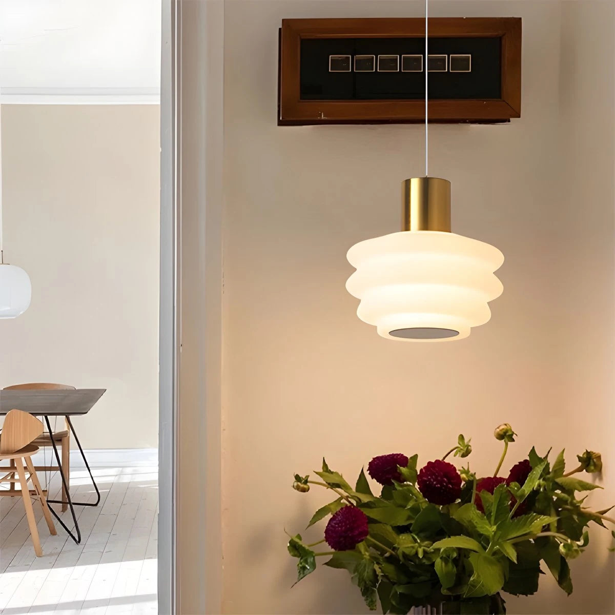 Antizer Nordic Cream Style LED Bedroom Small Pendant Light