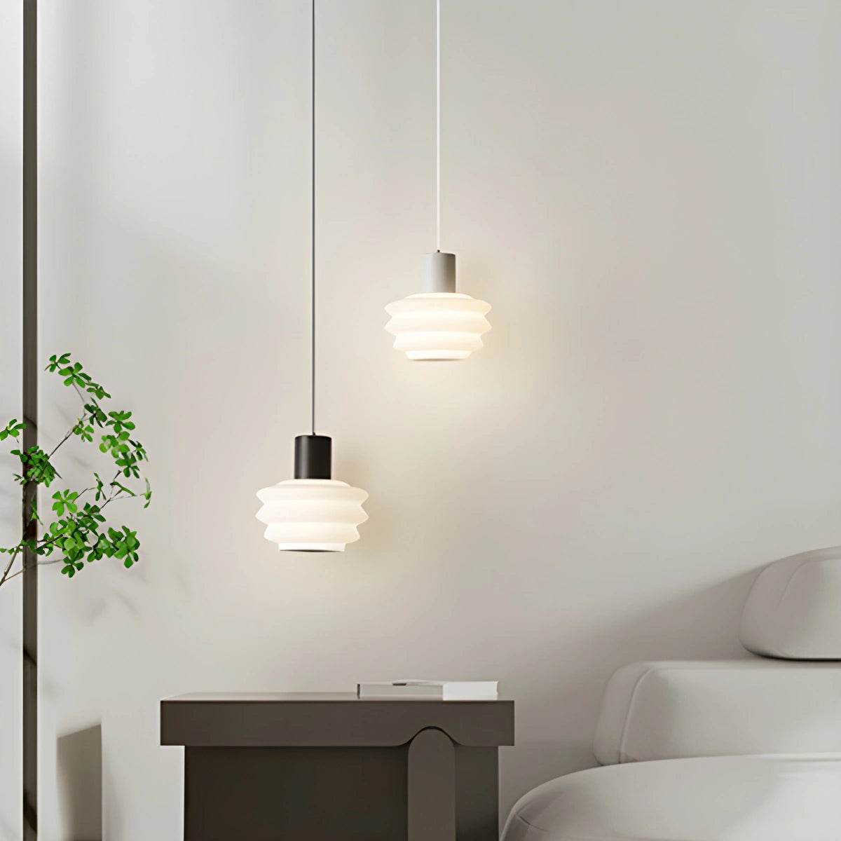 Antizer Nordic Cream Style LED Bedroom Small Pendant Light