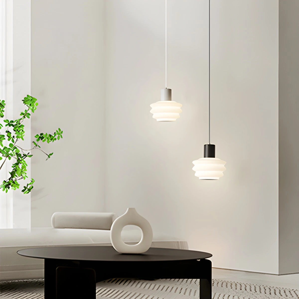 Antizer Nordic Cream Style LED Bedroom Small Pendant Light