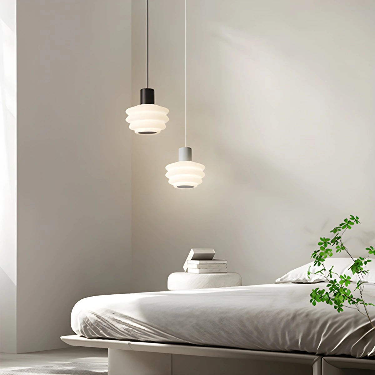 Antizer Nordic Cream Style LED Bedroom Small Pendant Light