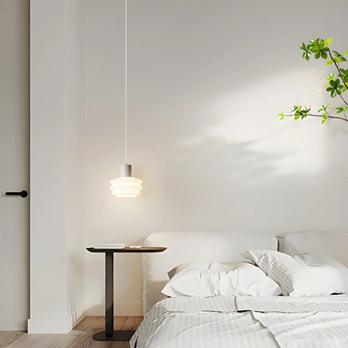 Antizer Nordic Cream Style LED Bedroom Small Pendant Light
