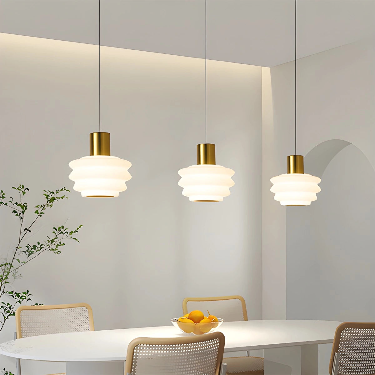 Antizer Nordic Cream Style LED Bedroom Small Pendant Light