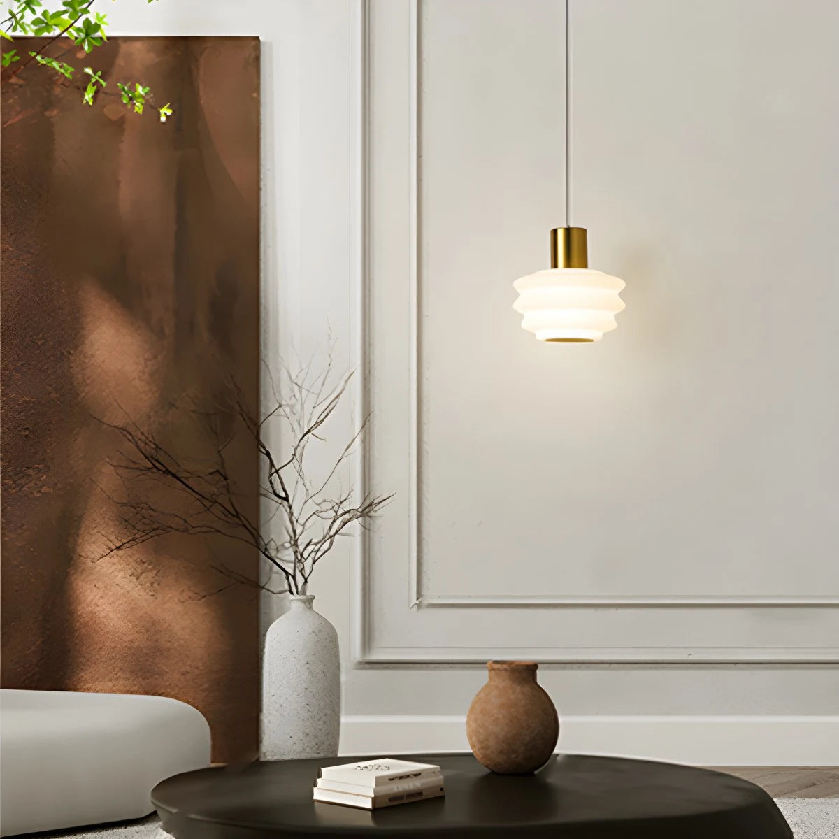 Antizer Nordic Cream Style LED Bedroom Small Pendant Light