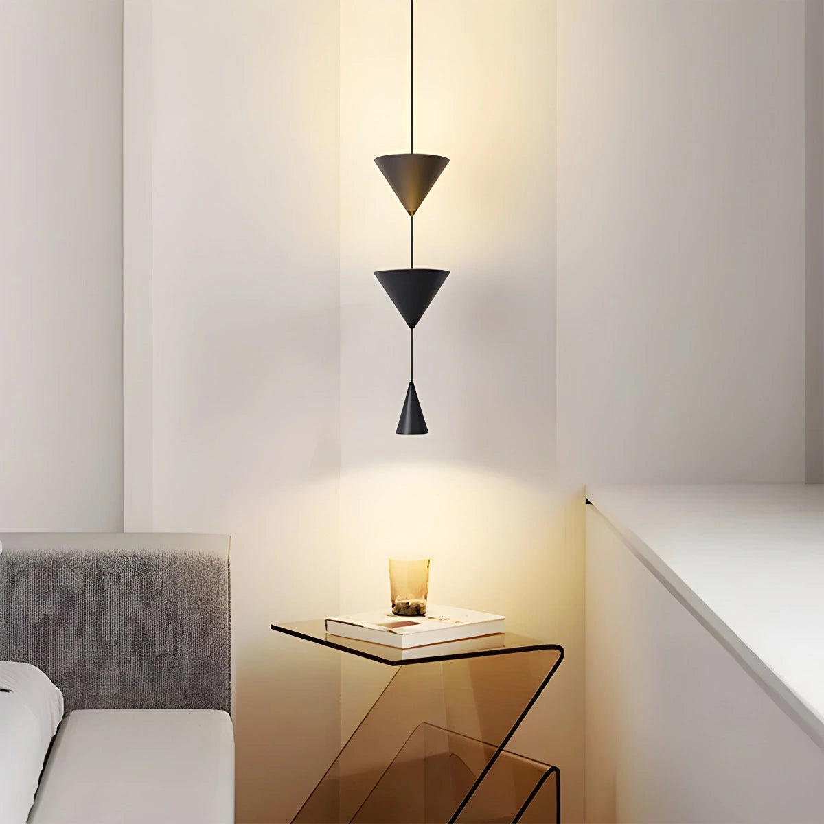 Antizer Modern Geometric Cone LED Pendant Light