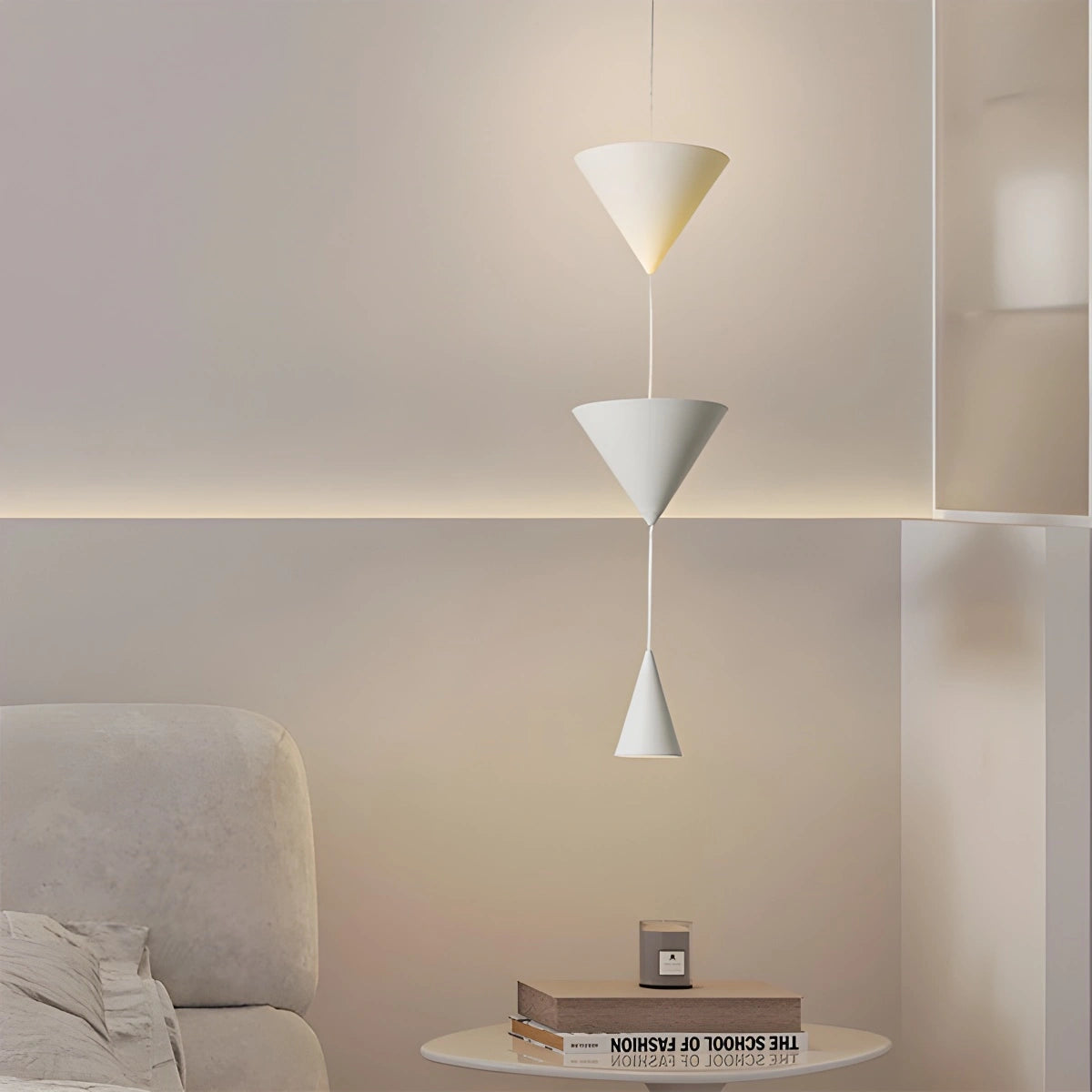 Antizer Modern Geometric Cone Led Pendant Light