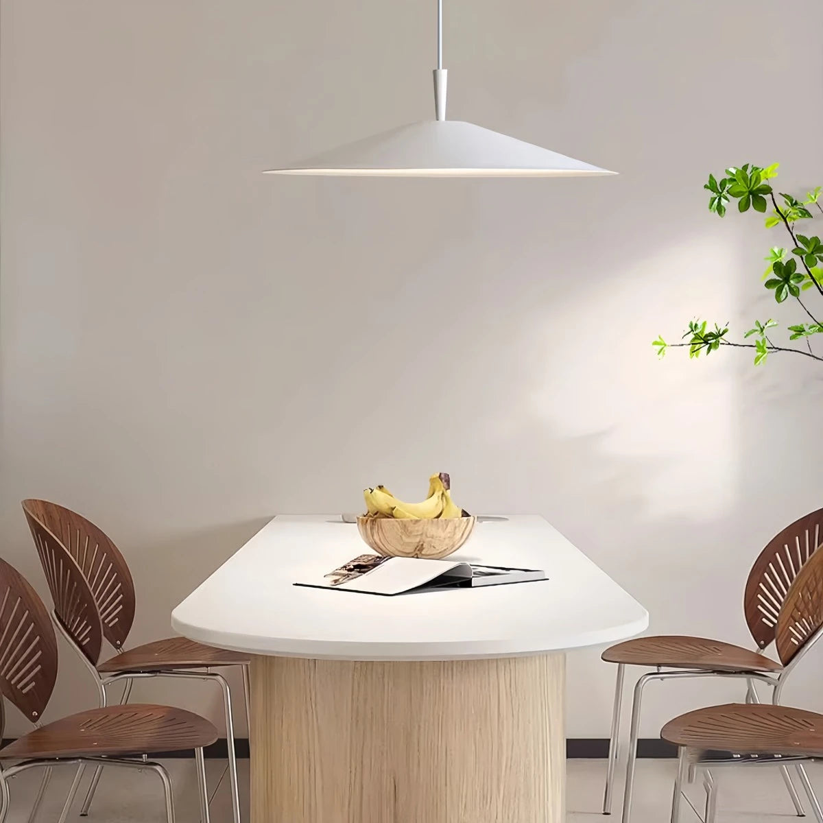 Antizer Minimalist Flying Saucer Pendant Light for Dining Room