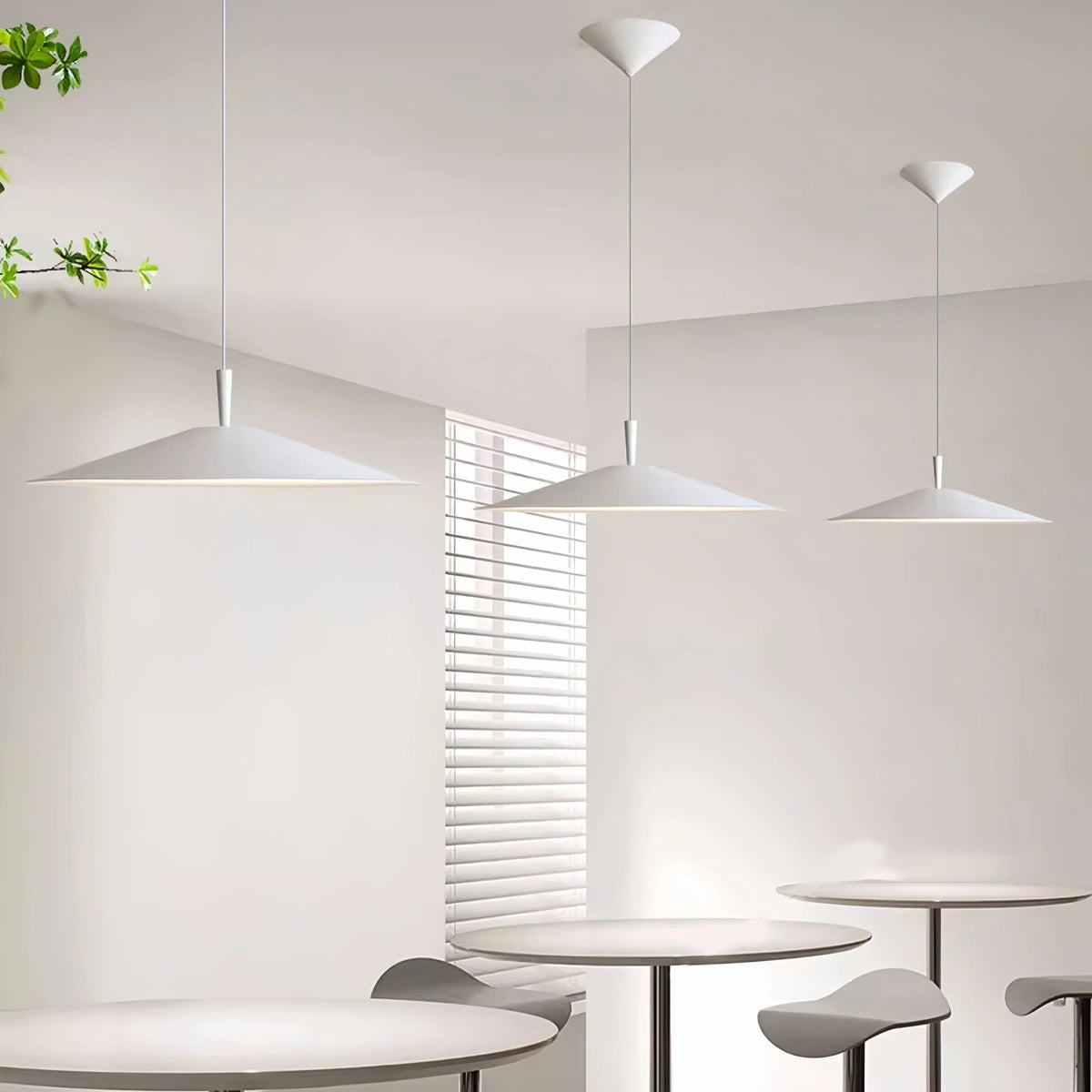 Antizer Minimalist Flying Saucer Pendant Light for Dining Room