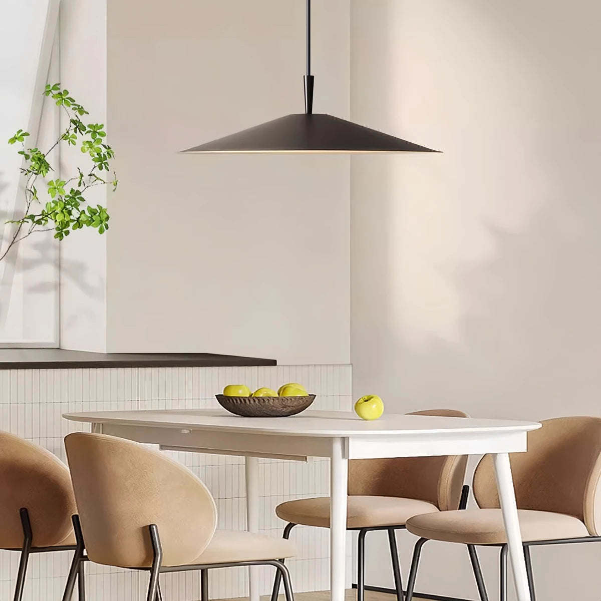 Antizer Minimalist Flying Saucer Pendant Light for Dining Room