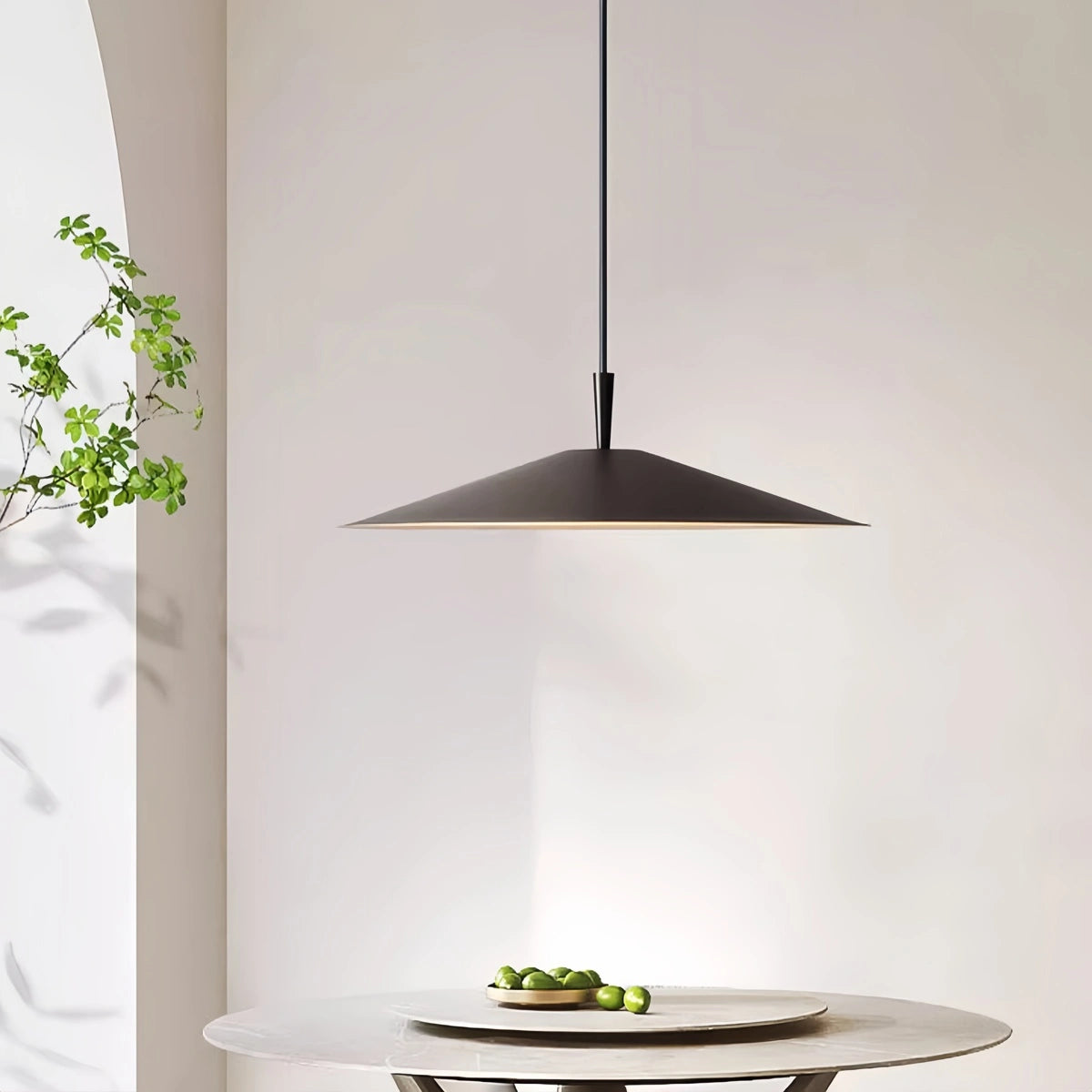 Antizer Minimalist Flying Saucer Pendant Light for Dining Room